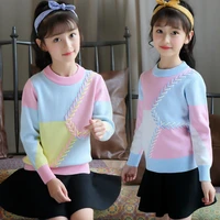 teenage girls sweaters winter autumn girls long sleeve knitted clothes kids coat for girls 4t 6 8 10 12 year pullover wear