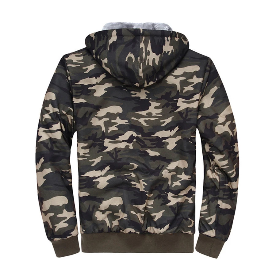 2018 осень зима мужская камуфляжная куртка с капюшоном пальто размера плюс M 5XL
