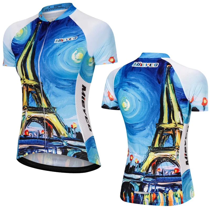 

Женская велосипедная Джерси, велосипедные топы, летняя одежда с коротким рукавом для горных велосипедов, одежда для велоспорта, одежда для ...