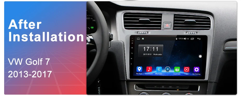Junsun 2G+ 32G Android 8,1 4G Автомобильный Радио мультимедийный плеер для Volkswagen Golf 7 2013- навигация gps 10,1 ''Авто 2 din без dvd