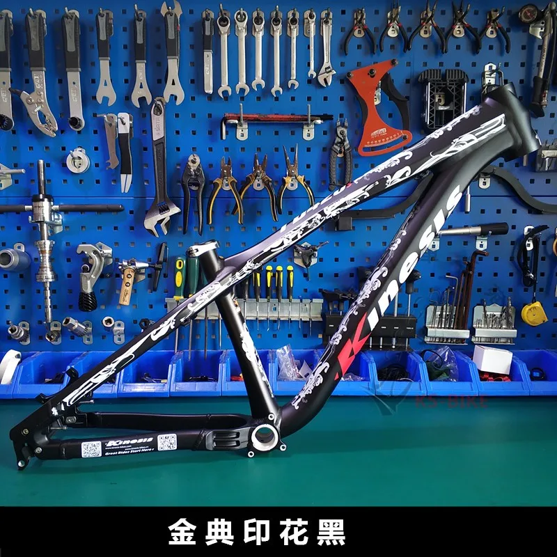 Kinesis TD420S рама для горного велосипеда, алюминиевая рама, совместимая с колесным валом 27,5 дюймов/26 дюймов/быстроразъемной рамой