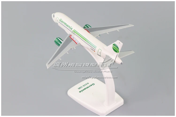 

17cm 1:200 ABS Plastic Air Germania Airlines Airbus A319-100 D-ASTA Airways Aircraft Assembled Assembly airplane model Plane