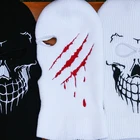 Балаклава с вышивкой в виде черепа, Зимняя Маска, женская маска для вечерние, мотоцикла, велосипеда, лыжного спорта, велоспорта, крутые маски с черепом