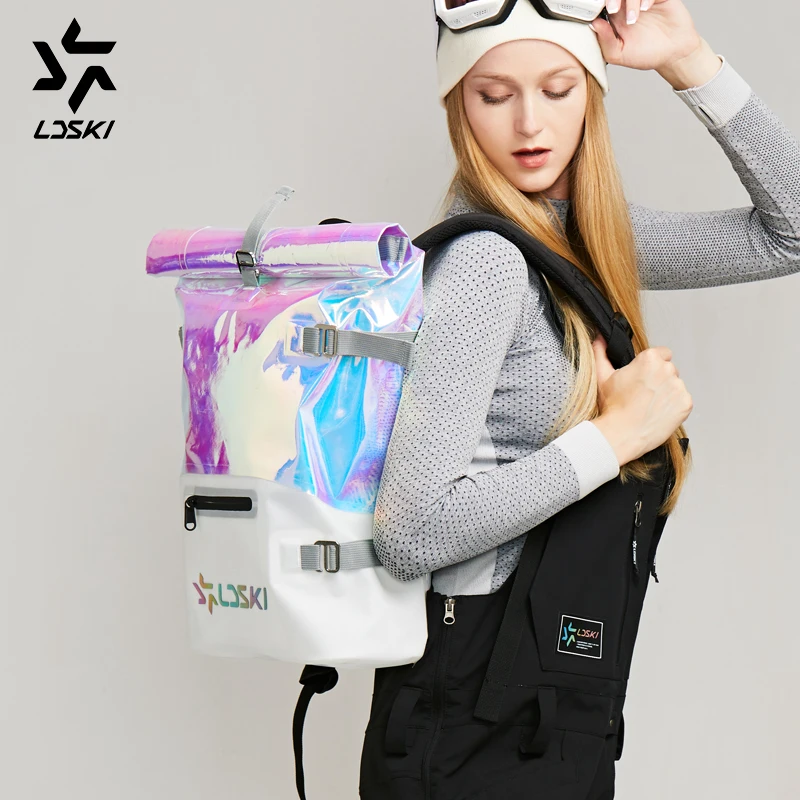 Водонепроницаемая Лыжная сумка LDSKI с рулонным верхом уличный Рюкзак Сумка для