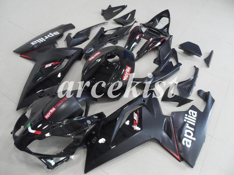 

4 подарка, литьевая форма, НОВЫЙ ABS Полный комплект обтекателя, подходит для Aprilia RS125 06 07 08 09 10 11 RS 125 2006 2007 2011 черный