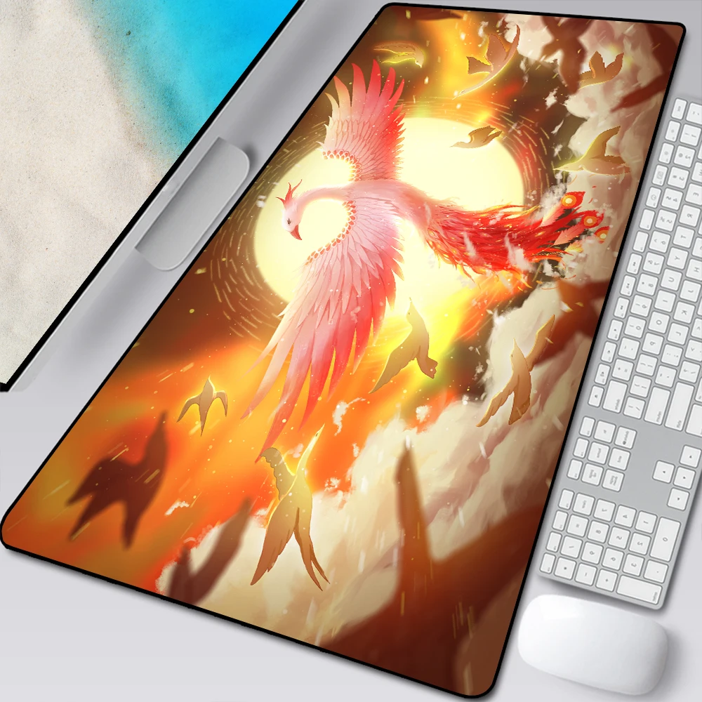 

Коврик для мыши в китайской древней мифологии, большой Настольный игровой коврик, компьютерный коврик, коврик для клавиатуры, ученический п...