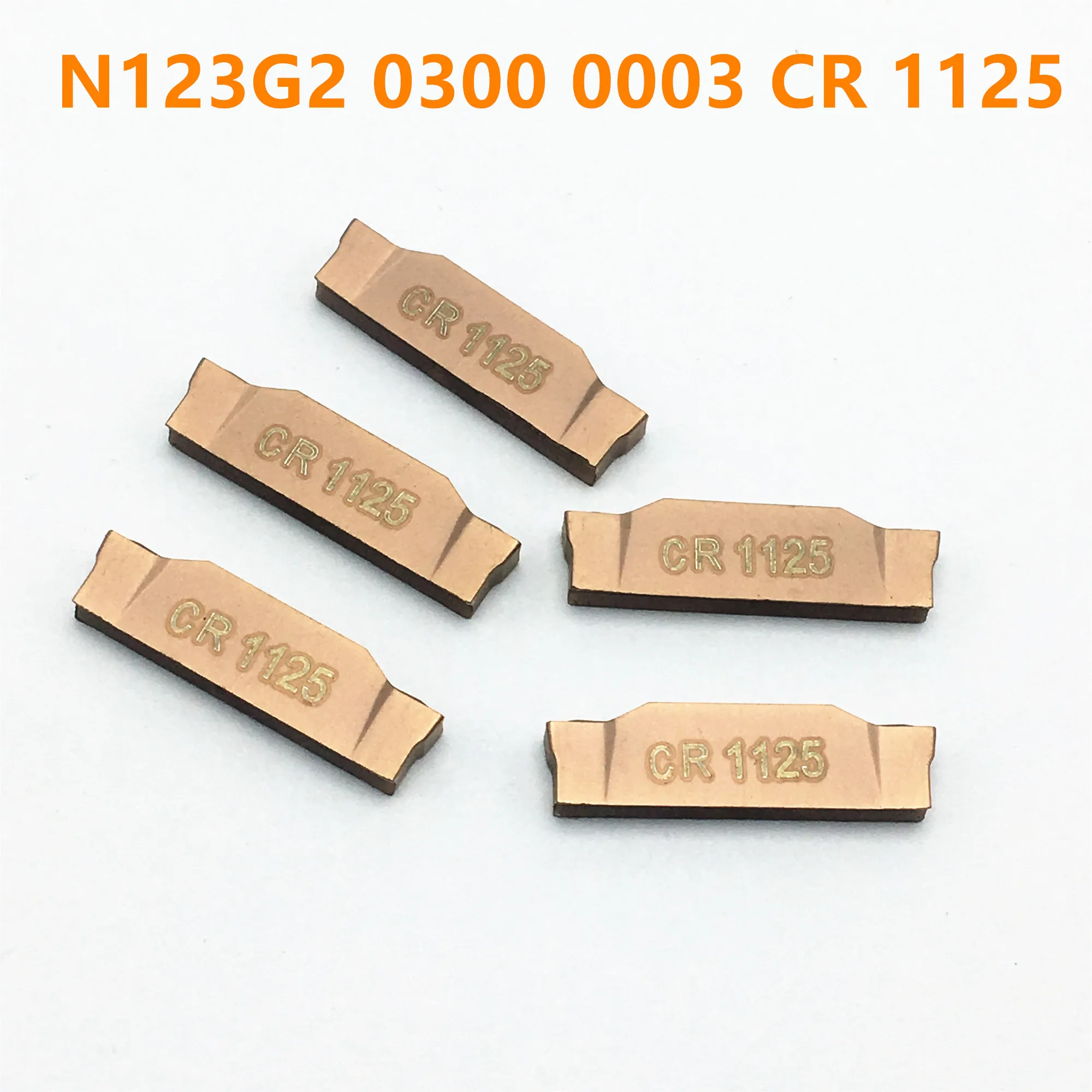 

20PCS Slotting Tool N123G2 0300 0003 CR 1125 N123G2 0300 0003 CR1125 Separating and Slotting Carbide Blade Turning Milling Inser