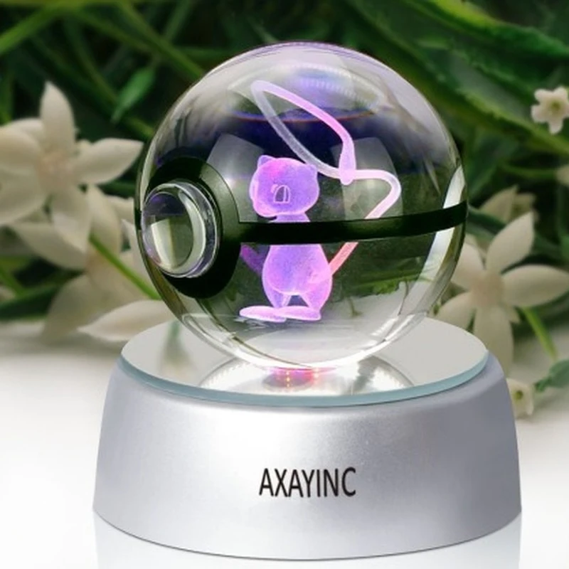 Pokémon Ball Decor Pokemon Go Pikachu игрушечные фигурки животных Pokeball со светодиодсветильник