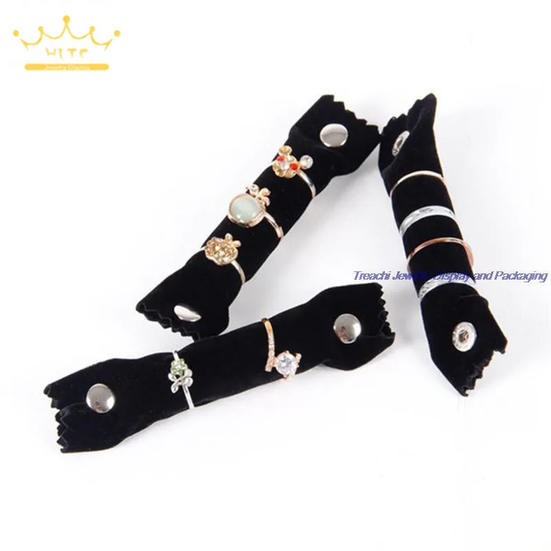 Сумка для украшений черная бархатная сумка в рулоне переносной дорожный