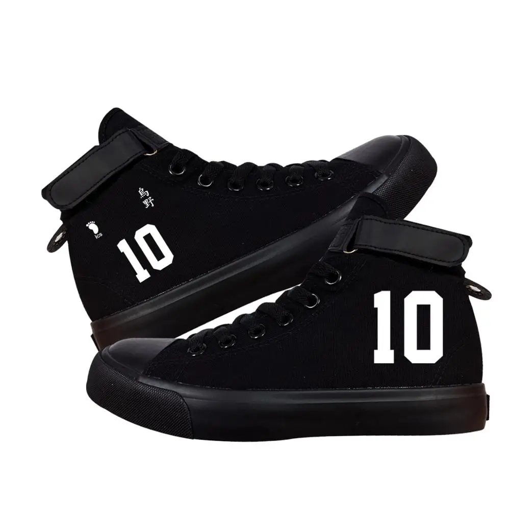 

Unisex Haikyuu!! Casual Canvas Shoes plimsolls Hinata Shoyo Flats Sneakers
