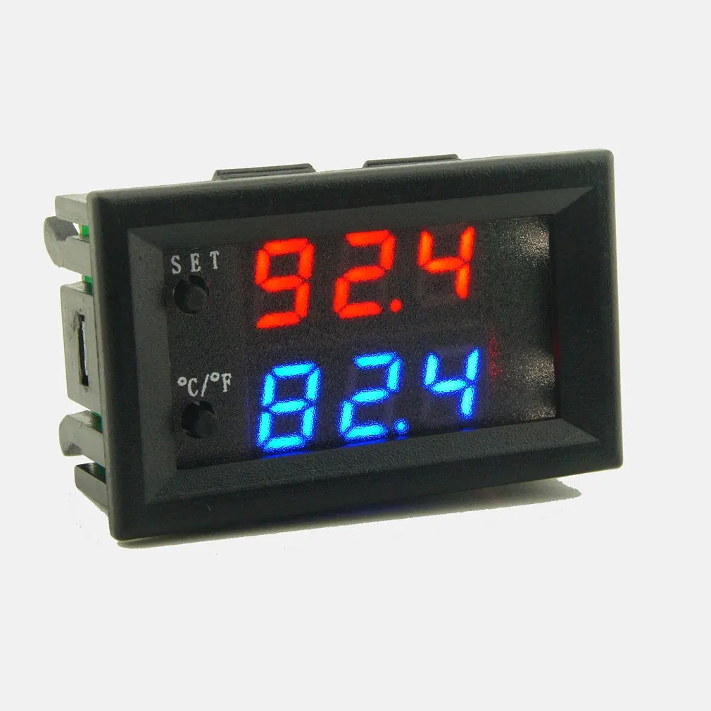 

DC12V 20A цифровой Температура контроллер DIY интеллигентая (ый) Мини-термостат регулятор Водонепроницаемый Сенсор 0,1 Цельсия точность