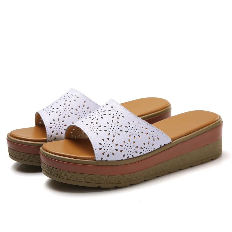 2019 женские шлепанцы Вьетнамки сандалии на плоской платформе Босоножки с