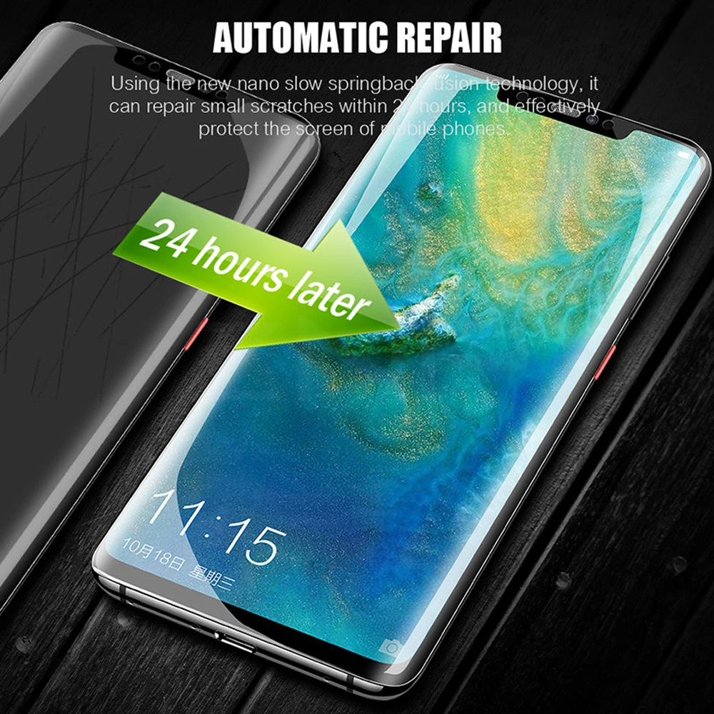 Защитная пленка для huawei honor view 10 note 8x max 9 lite Гидрогелевая не стеклянная play экрана