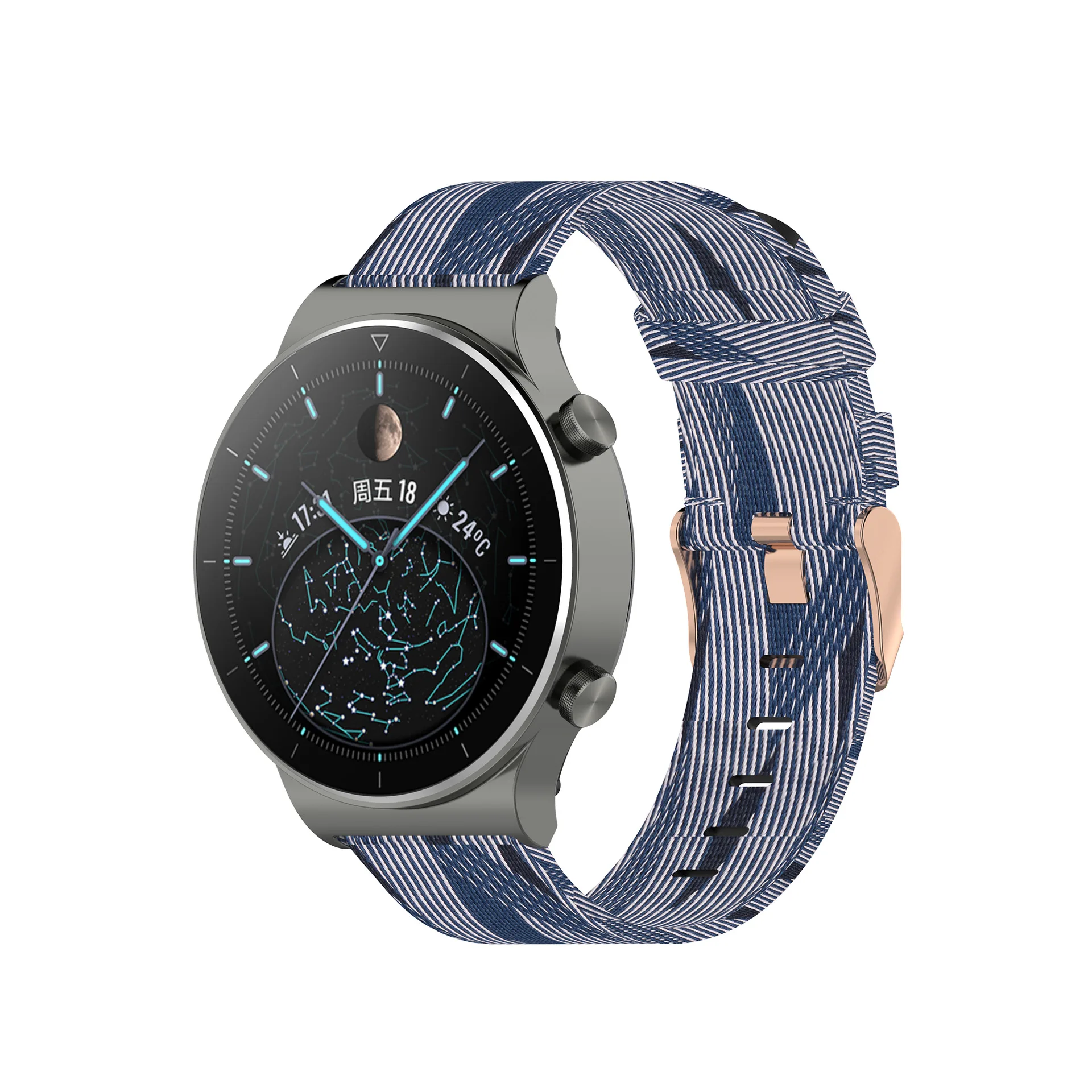 Ремешок для наручных часов Huawei Watch GT2 PRO/GT2e/GT3/GS 3/GS PRO/Watch3 PRO браслет MI color2 22 мм |