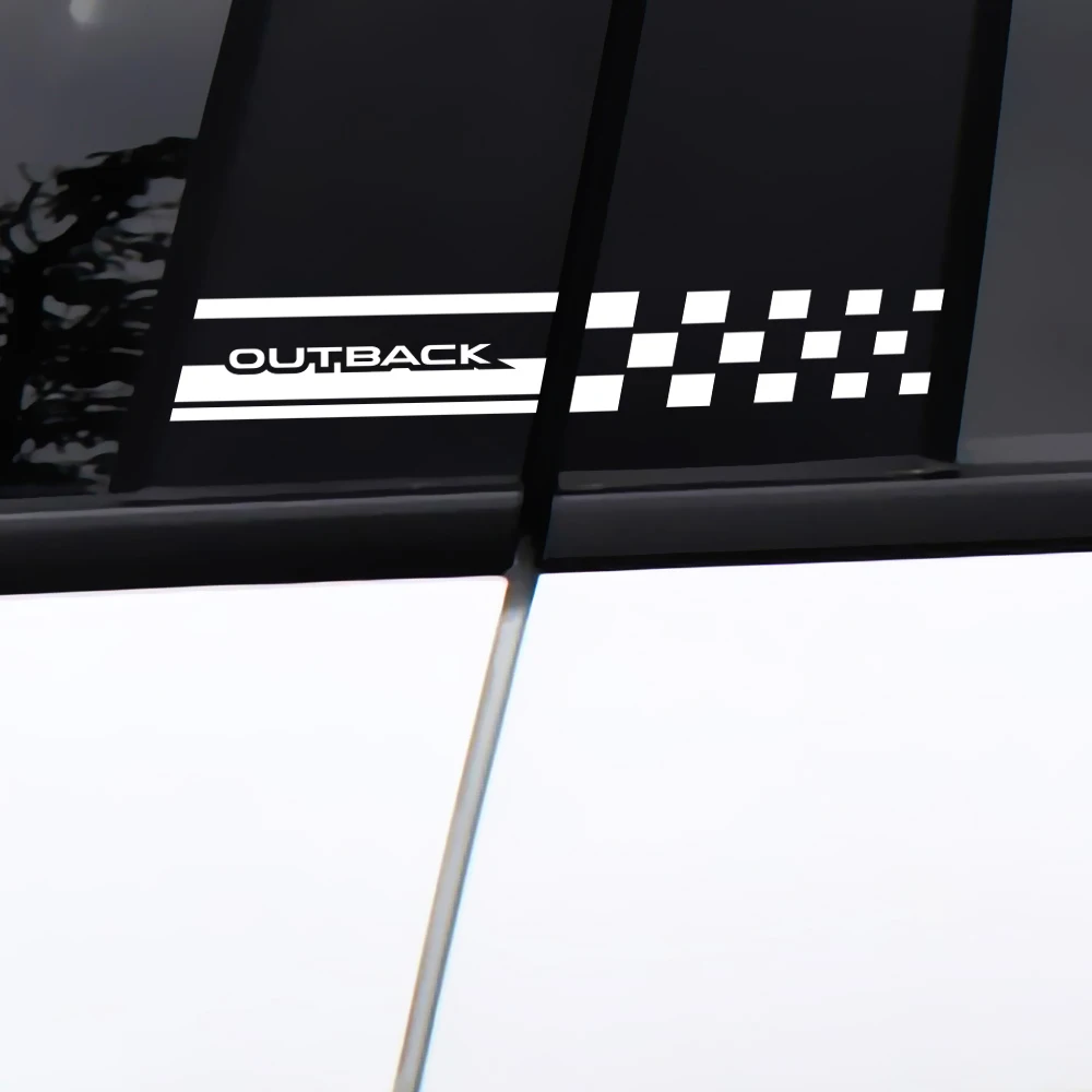 2 шт. декоративные наклейки на боковое окно автомобиля центральные колонны B для