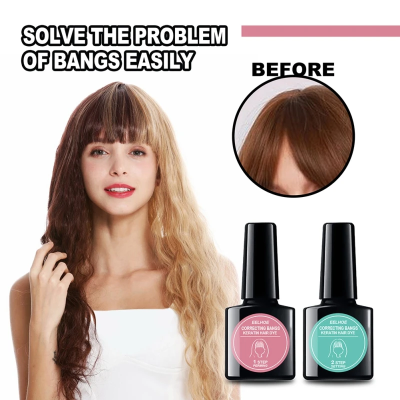 

2 PCS Keratin & Scalp Hair Treatment at Home for All Hair Types Hair Blowout Treatment 15ml Hair Styling Waxes