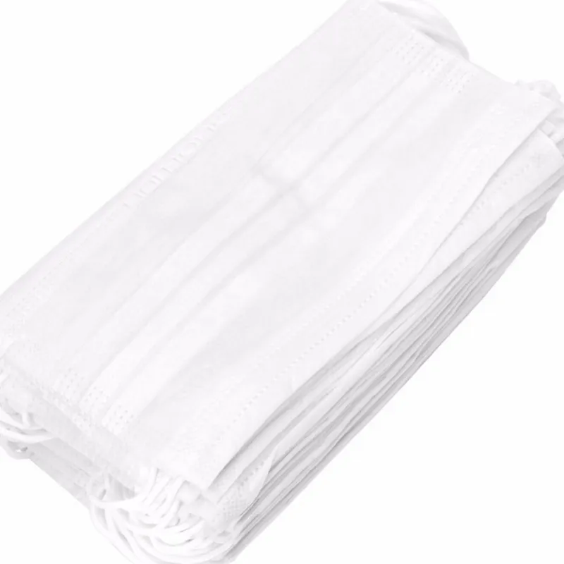 50PC 10-50 шт./упак. черный Нетканая одноразовая маска для лица 3 Слои медицинский стоматологический ушной активированный уголь Анти-пыль лицо хирургические маски - Цвет: 50PC