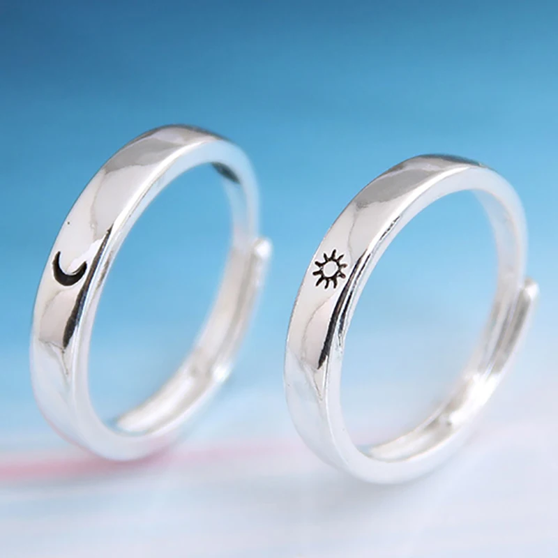 ZHINI винтажные серебряные металлические панковские открытые кольца с буквами для