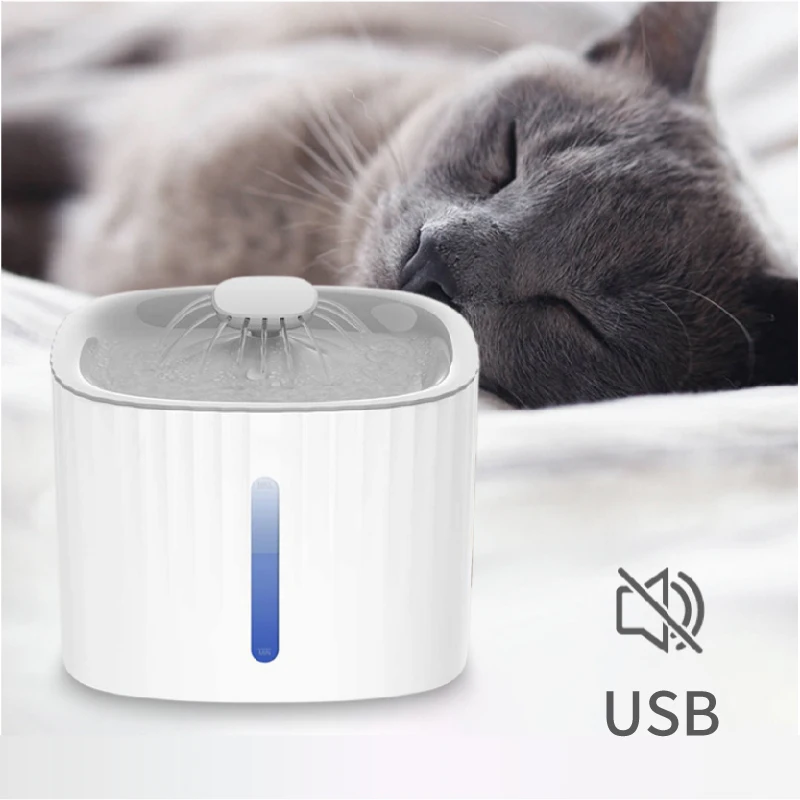 

Cat Drinking Fountain Cats Water Automatically Circulates And Filters DogWater Dispensers Intelligent Mute Pet Water Fountain