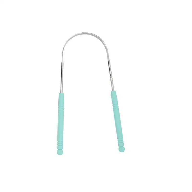 

1PCS Tongue Scraper Steel Oral Tongue Cleaner Hygiene Brush Quality Oral Toothbrush Tongue High V2B1