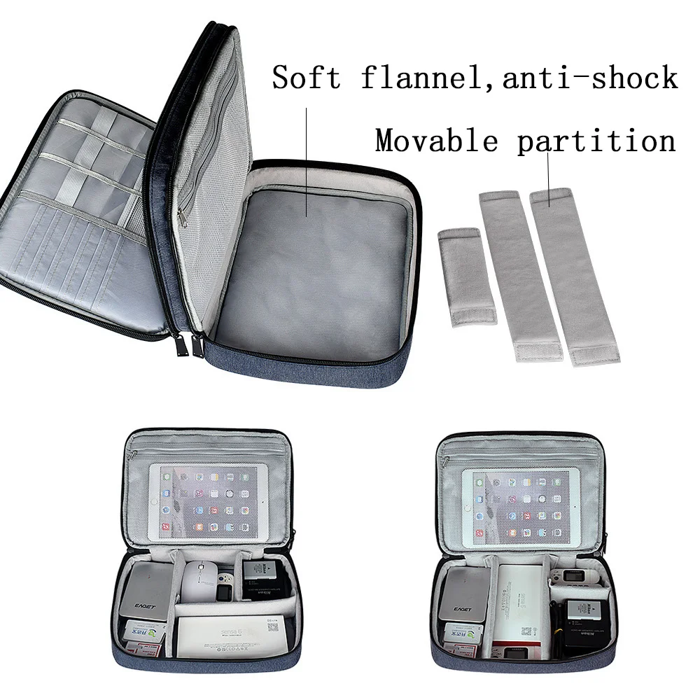 Водонепроницаемая сумка для хранения электронных аксессуаров органайзер USB
