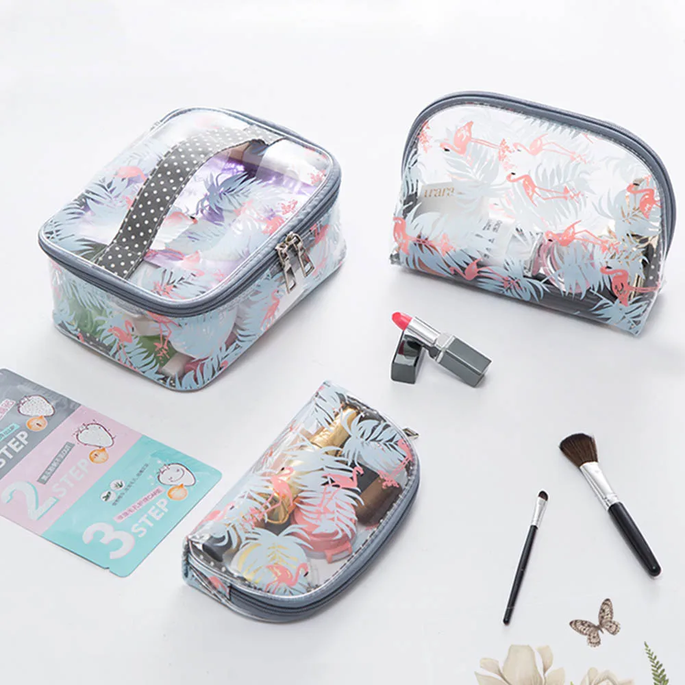Водонепроницаемый из прозрачного ПВХ Ms косметички для путешествий ясно мыть