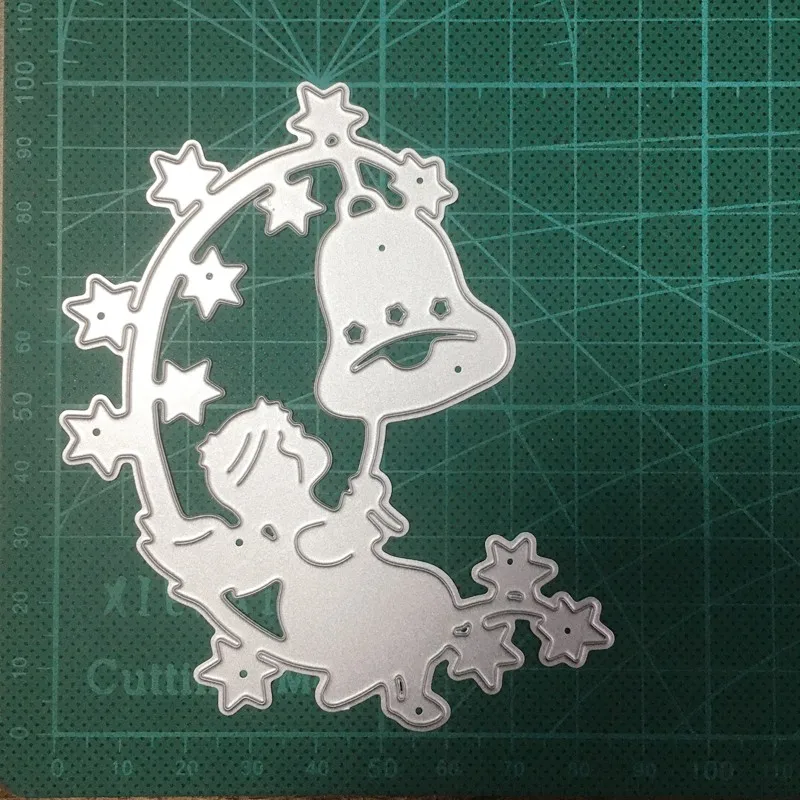 Рождественский эльф колокольчик звезда металлические вырезанные штампы 2020