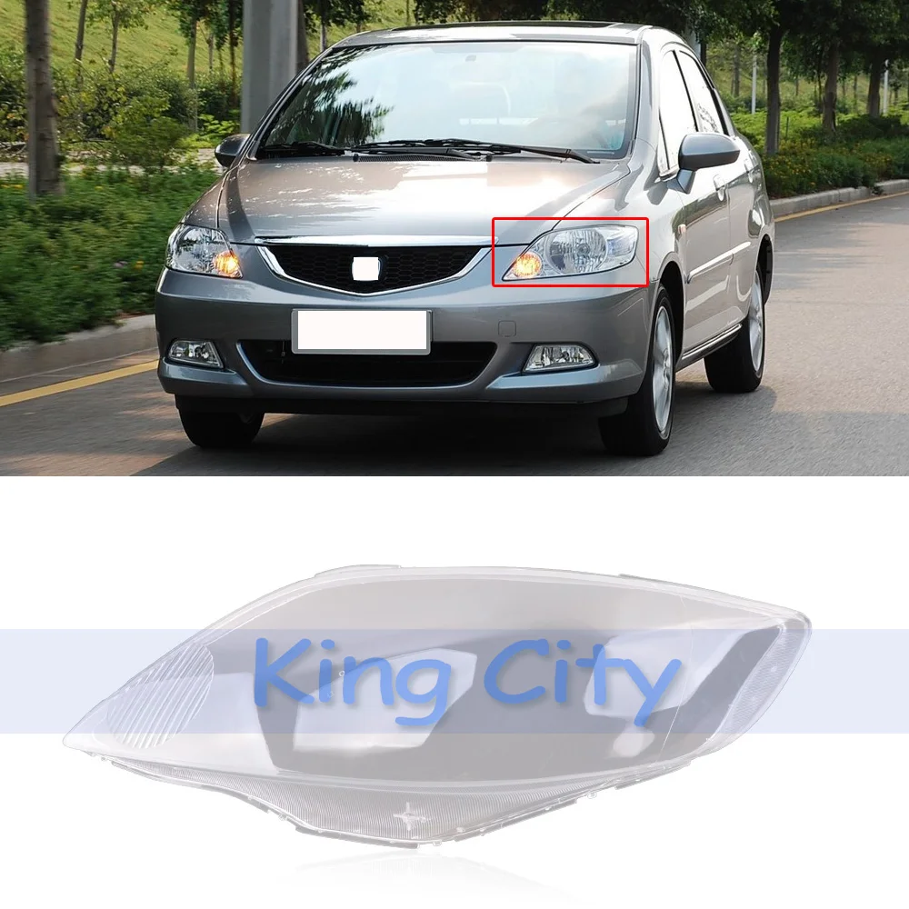 Крышка QX 1 шт. для Honda City 2006 2007 2008 Передняя фара Крышка лампы абажур водонепроницаемый яркий абажур