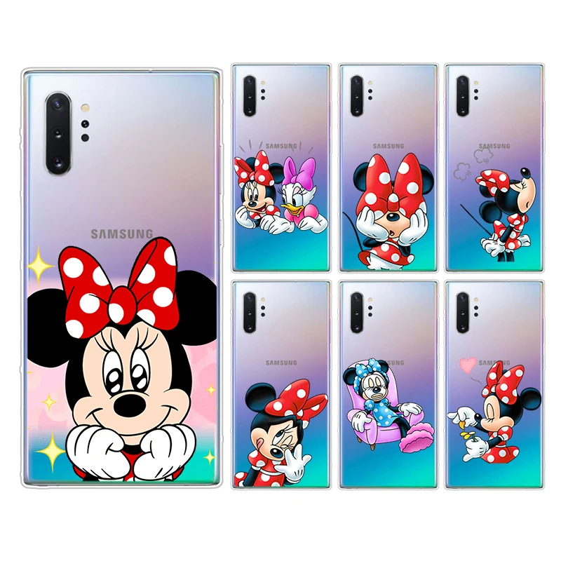 

Funny Minnie LOVE For Samsung Galaxy Note 20 10 9 8 Plus Ultra Lite M31 M31S M10 M10S M20 M21 Silicone Phone Case