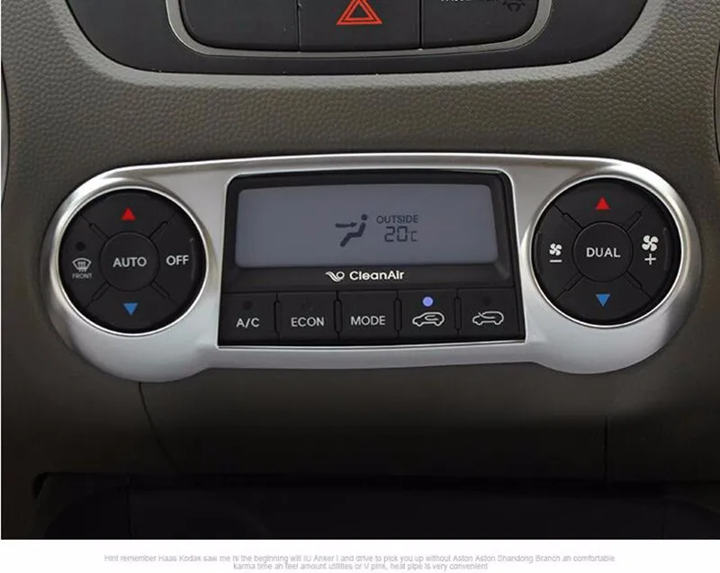 Автомобильный Стайлинг Abs хром автомобильные чехлы центральной консоли панель