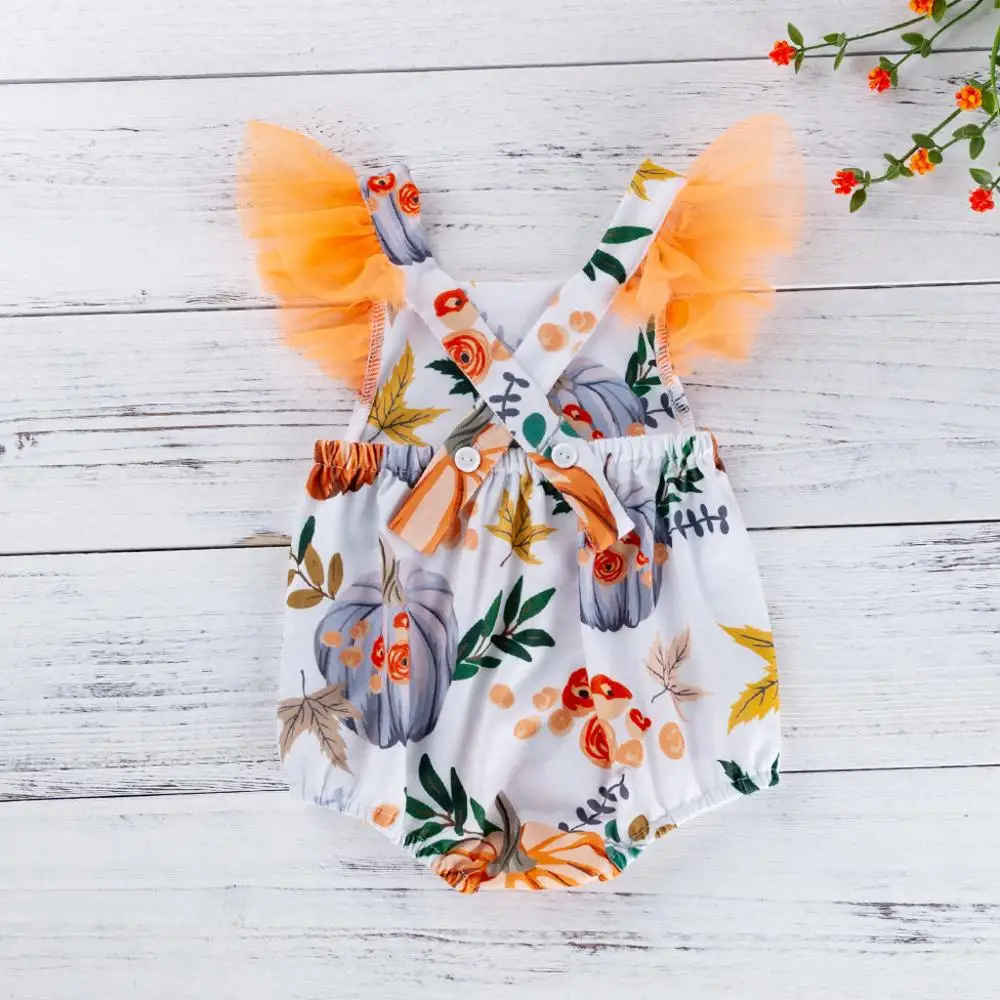 Костюм для новорожденных мальчиков и девочек на Хэллоуин комбинезон детская