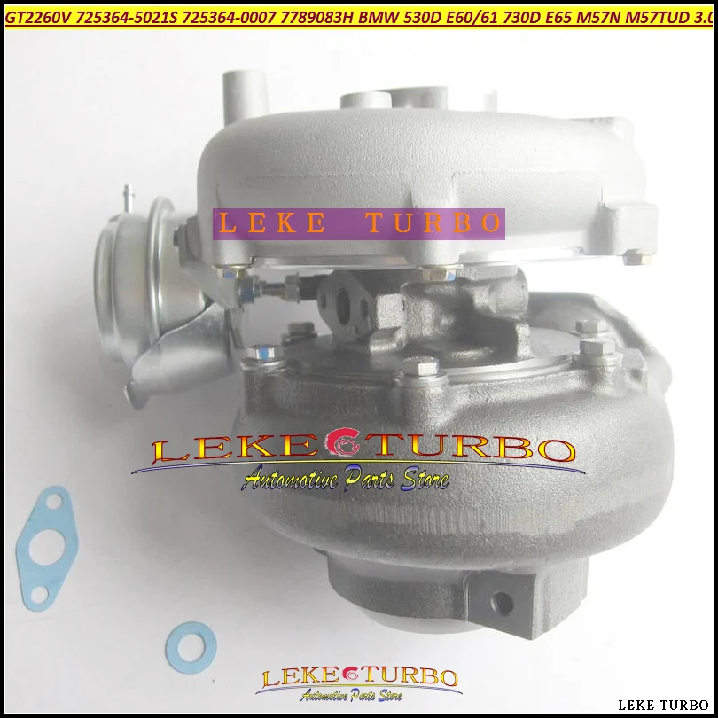 GT2260V 725364 0006 0007 0009 11657789083H 11657789083J Turbo для BMW 530D E60 E61 730D E65 2007 M57N 3.0L|Воздухозаборники| |