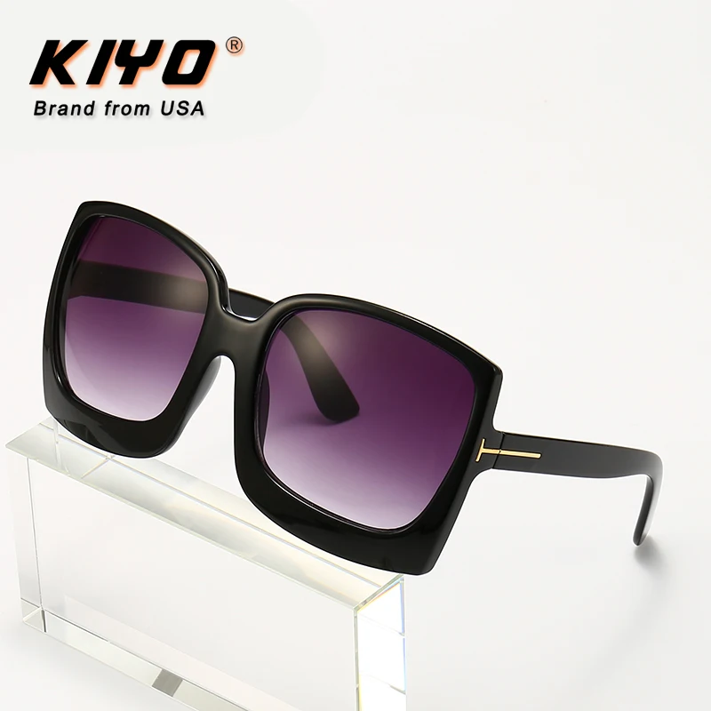 

KIYO Brand 2020 New Women Men Square Sunglasses PC Vintage Sun Glasses High Quality UV400 Driving Eyewear D9601
