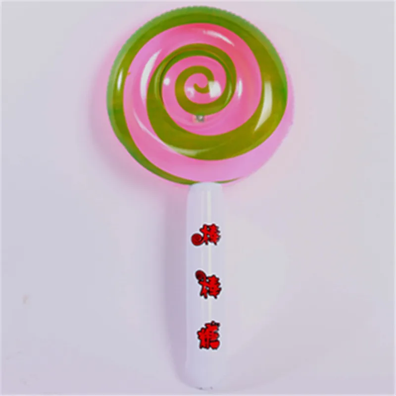 

inflatable toy Balloons Inflatable Lollipop Balloon Stick Balloons Round Candy Toys Kid Children Birthday Party Decorations Gift
