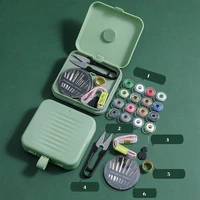 1set magnetic sewing kit 21 in 1 travel portable storage box diy embroidery punch needle knitting tool for clothes hand sewing