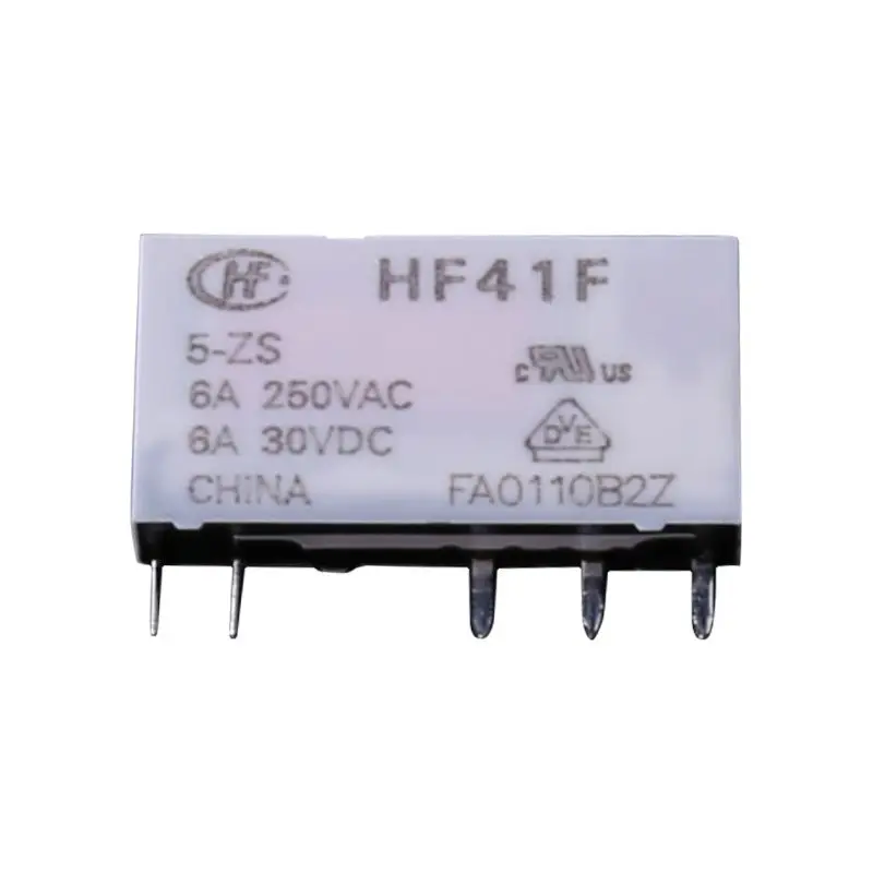 

HF41F/5-ZS 5V 6A Coil Latching Relay High Quality Home Improvement Subminiature D0AC