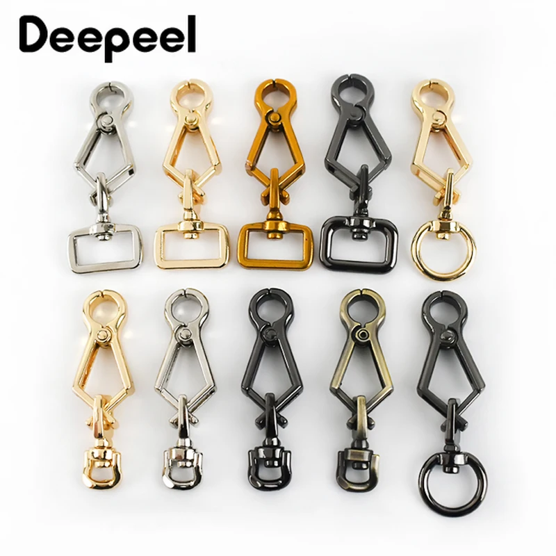 

5pcs Deepeel 13/16mm Metal Bag Hanger Buckle Lobster Clasps DIY Key Chain Bags Shoulder Strap Snap Hooks Hardware Accessories