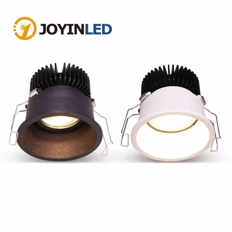 

Dimmable Narrow border Embedded Anti-glare Led COB Ceiling Recessed downlight 10w 15w LED wall wash light Hotel Villa Lighting