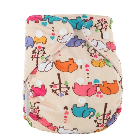 diaper cover 10 Регулируемые стираемые тканевые подгузники для новорожденных AIO, многоразовые супервпитывающие детские подгузники, современные подгузники, подходят для детей от 3 до 15 кг - Цвет: diaper cover 10