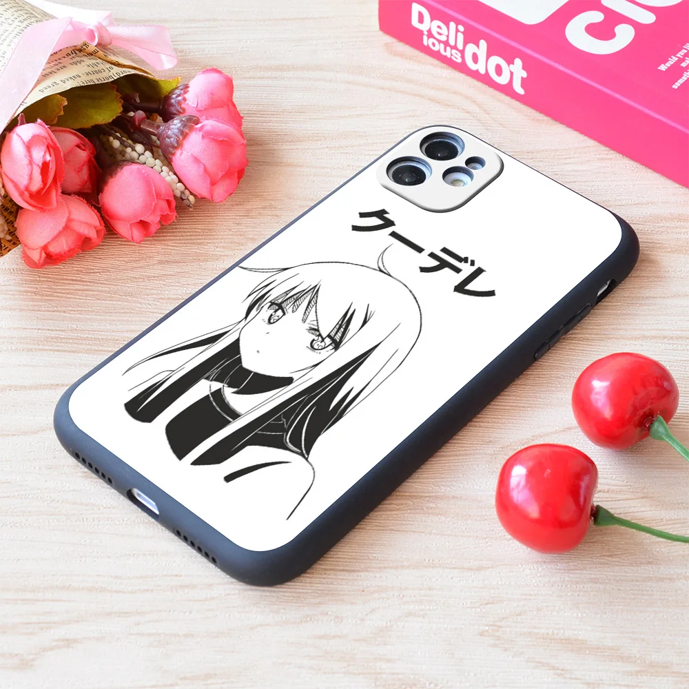 

For iPhone Kuudere Shiina Mashiro Print Soft Matt Apple iPhone Case