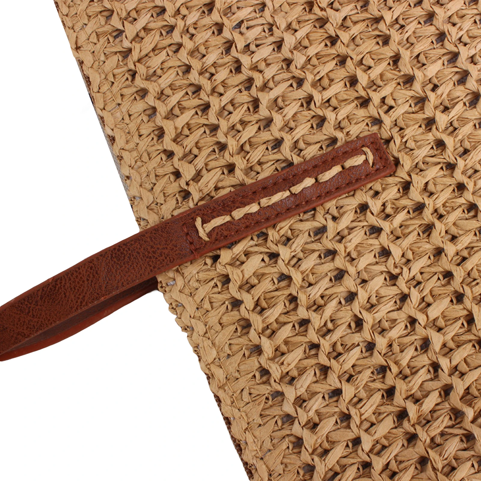 2021 New Fashion Women High Capacity Straw Tote Purse Lightweight Woven Travel Shoulder Bag with Long Handle Beach | Спорт и