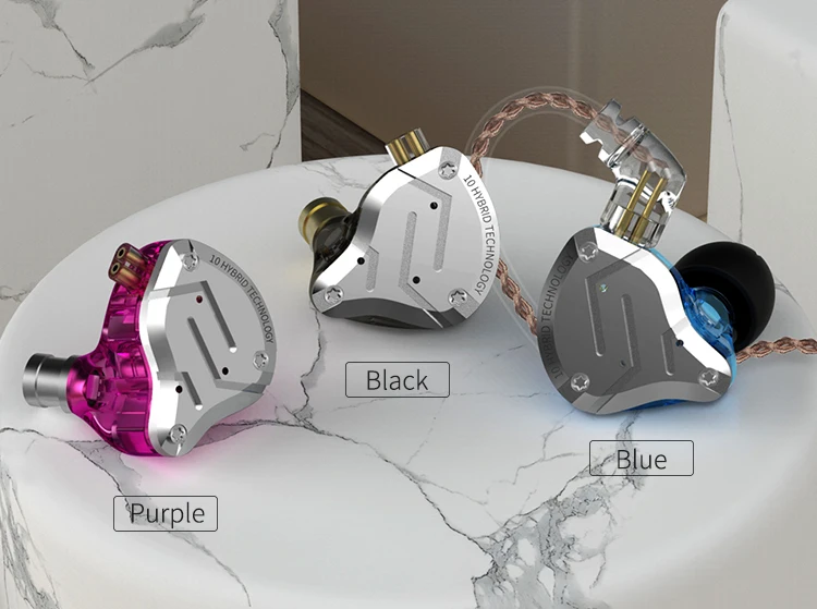 KZ ZS10 Pro 4BA+ 1DD гибридные 10 единиц HIFI бас наушники в ухо монитор наушники