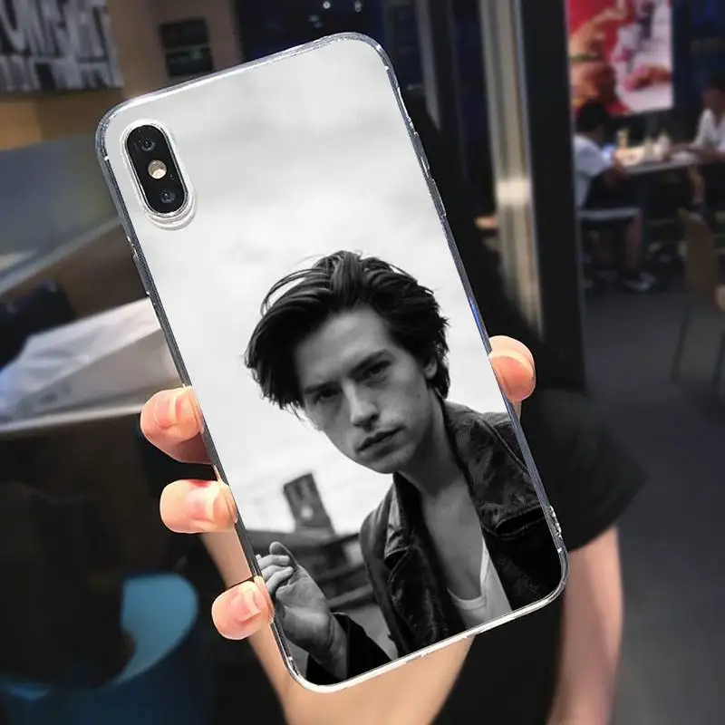 

Cole Sprouse Riverdale American Phone Case Transparent soft For iphone 5 5s 5c se 6 6s 7 8 11 12 plus mini x xs xr pro max