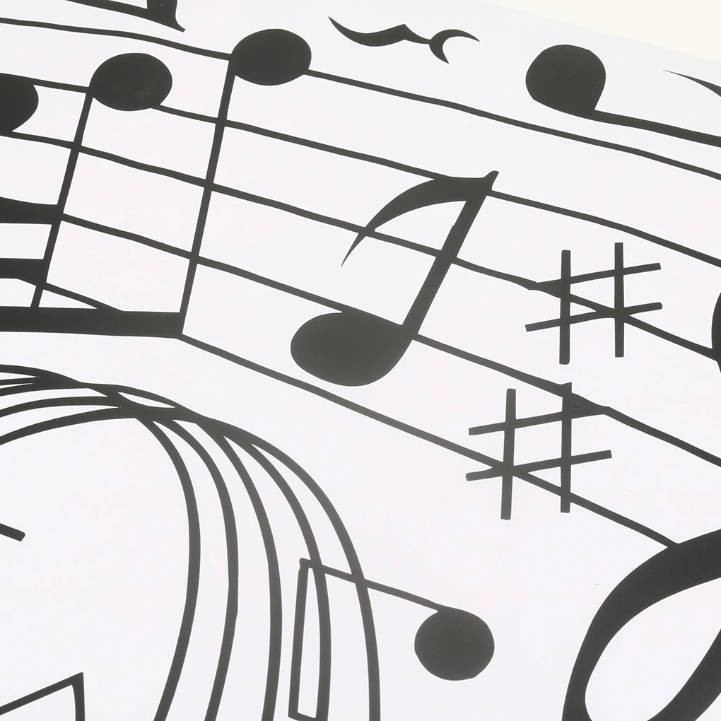 Художественные музыкальные заметки настенные наклейки Переводные картинки Lepu