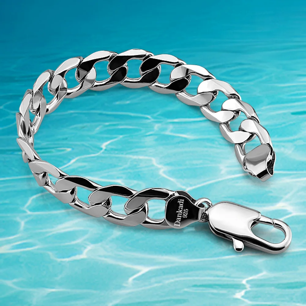 Модные мужские ювелирные изделия популярные браслеты из стерлингового серебра