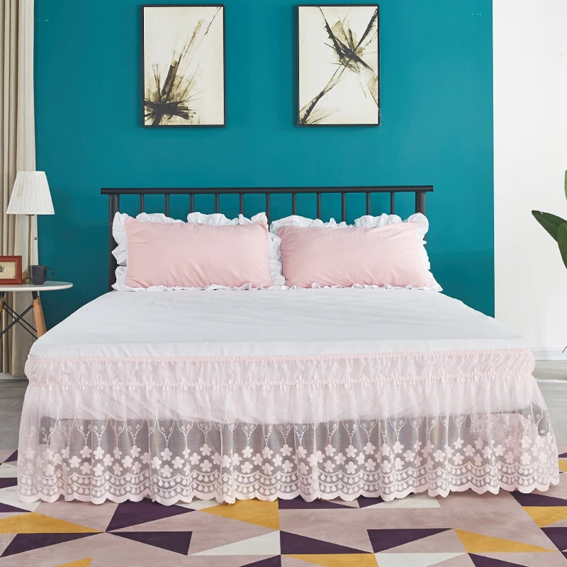 Платье принцессы с кружевными оборками без поверхности кровати эластичная лента