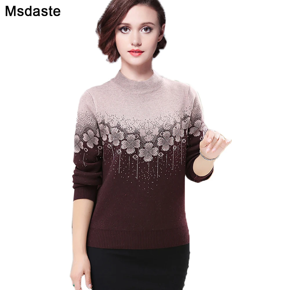 Женский свитер пуловеры осенне-зимние женские кашемировые трикотажные топы с