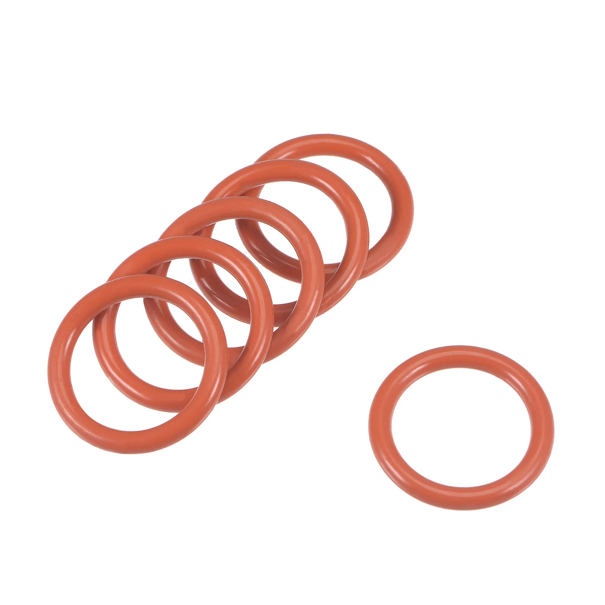 

Uxcell Rubber O-Rings, 25x18.8x3.1mm Seal Gasket for Machinery Plumbing, Red, Pack of 10