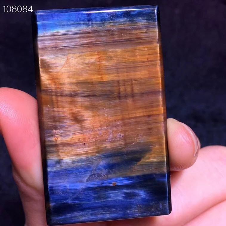 Сертификат натуральный синий Pietersite Chatoyant прямоугольная подвеска 51x31x9 мм для женщин и мужчин камень драгоценный камень Namibia AAAAA