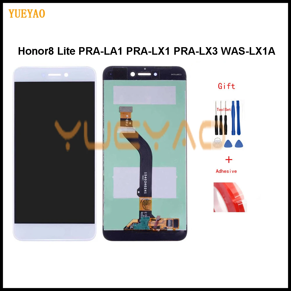 ЖК-дисплей Honor 8 Lite с сенсорным экраном и дигитайзером в сборе рамкой 2017 Для Huawei P8 P9